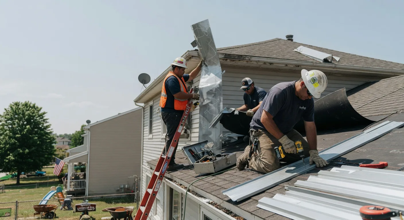 Metal Roof Repair in Staffordsville, VA